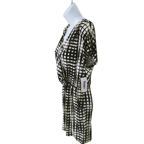 Honey Punch  Monochromatic Romper Stretch Black White S NWT - Picture 5 of 9